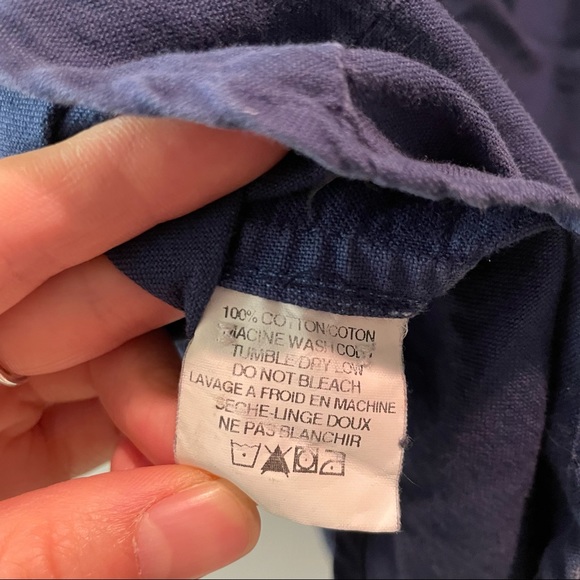 Band of Outsiders blue mens button down shirt - Picture 5 of 5